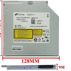 درایو لپ تاپ دی وی دی رایتر H.L Sata SuperSlim 9.5mm -شش ماه گارانتی